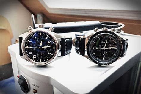 Omega Speedmaster Professional Moonwatch vs IWC 